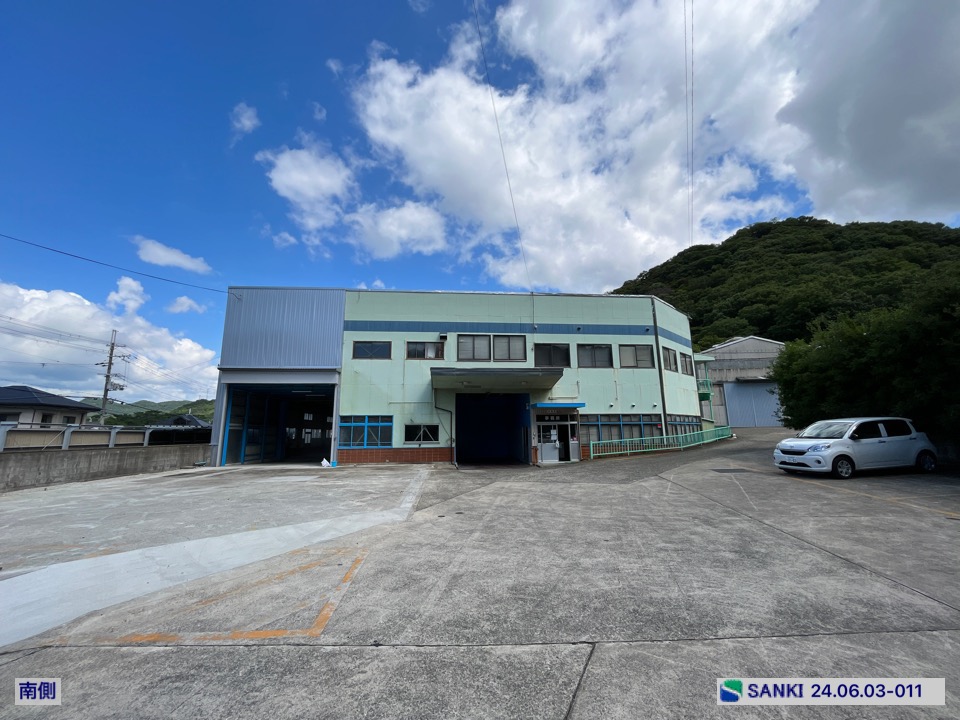 工場 兵庫県姫路市 260坪の平家建工場　天井高5.4m　山陽自動車道 山陽姫路西インター迄すぐ キュービクル有