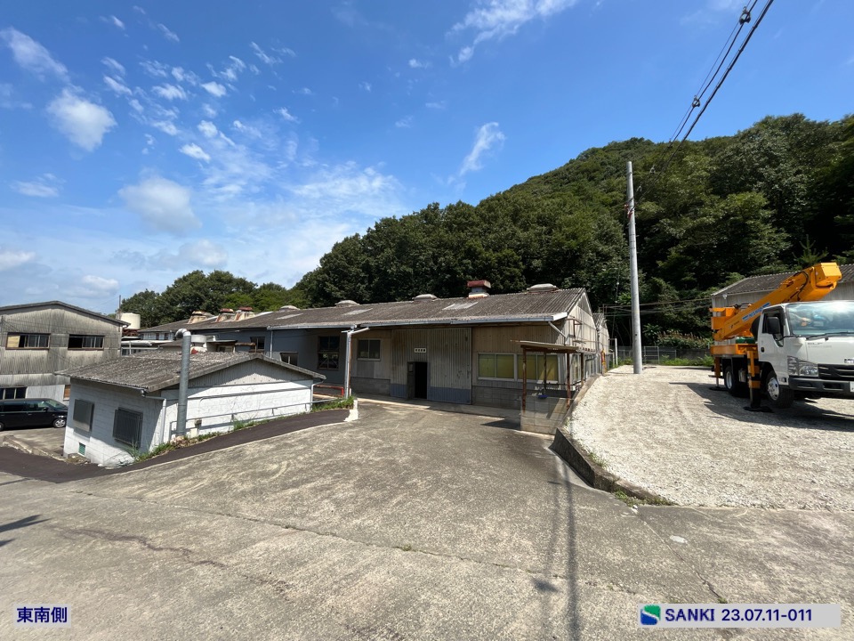 工場 兵庫県姫路市 260坪の平家建工場　天井高5.4m　山陽自動車道 山陽姫路西インター迄すぐ