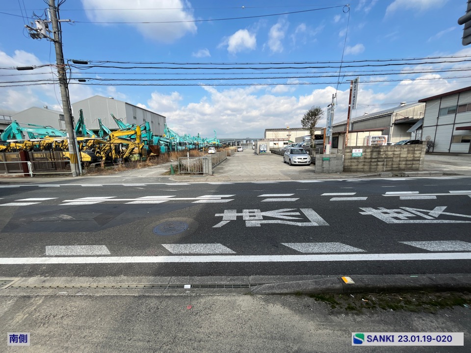 幹線道路沿　大型車輌可